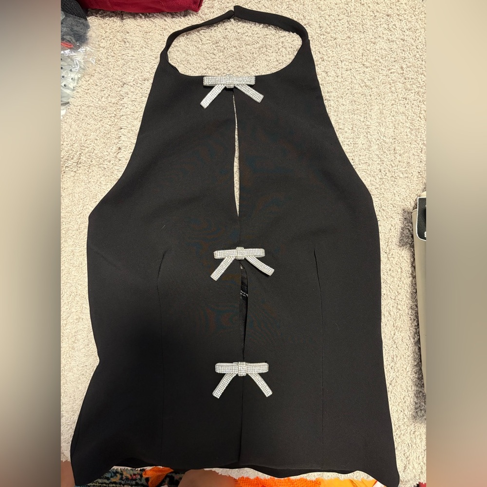 Zara Black Crop Top